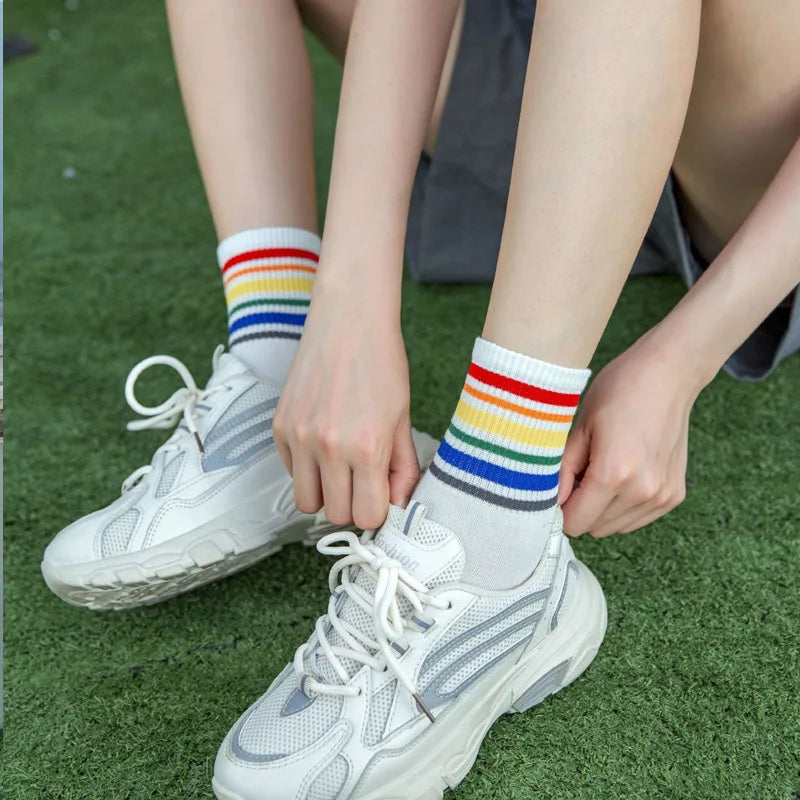 Untamed Socks: LGBTQ+ Rainbow Pride Tubies (Set of Three)