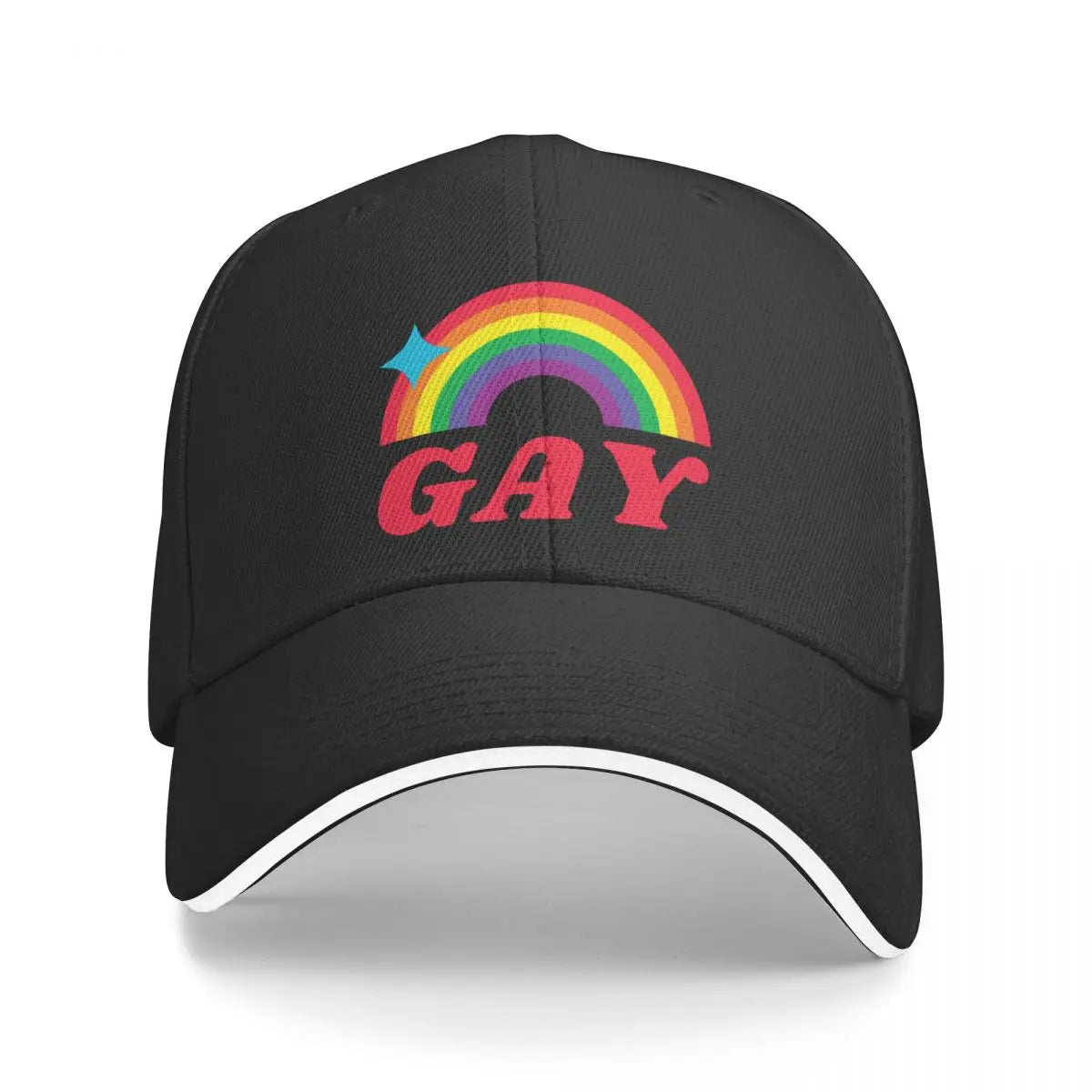 Gay pride, rainbow LGBT Baseball Cap Golf Hat Man Golf Hat Fishing cap dad hat Men's Luxury Women's