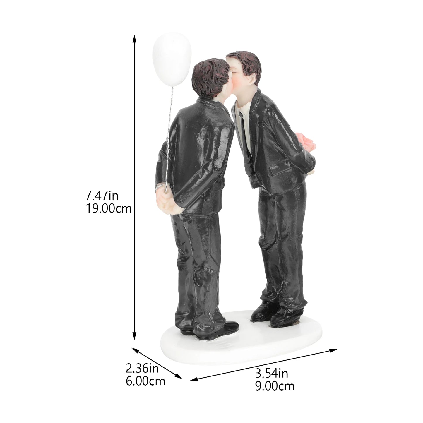 Gay Wedding Cakes Toppers Couple Figurine Cakes Toppers Wedding Collectibles Romance Gay Figurine Groom Groom Cake Decor
