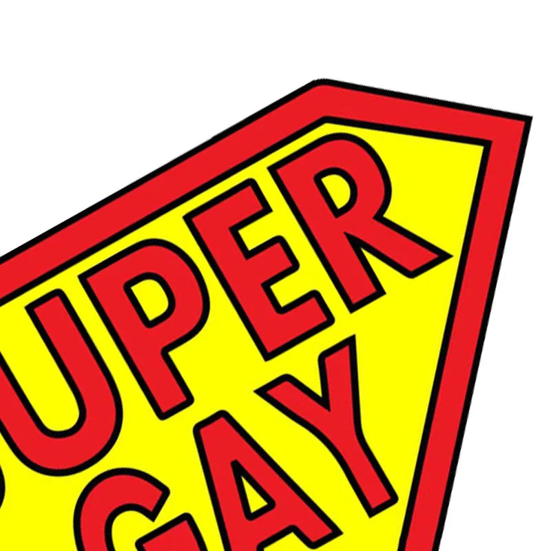 Untamed Paper Goods: Super Gay Sticker