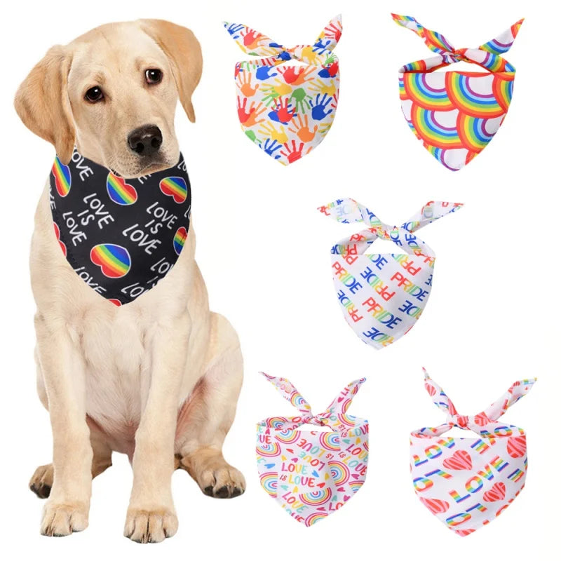 Untamed Spoiled Pup: Love is Love Dog Bandana
