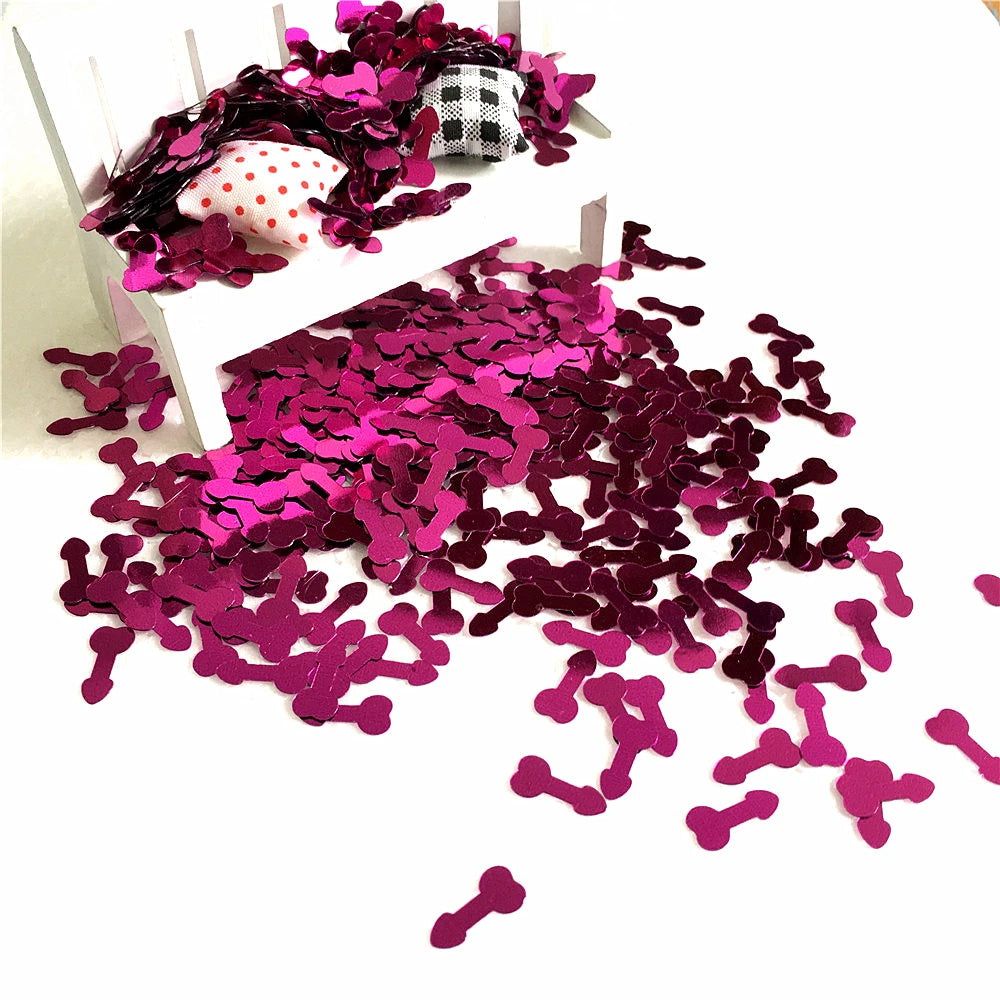 Shinning Penis Confetti Bachelorette Party Decorations Table Confetti Wedding Bridal Hen Party Supplies Birthday Decoration