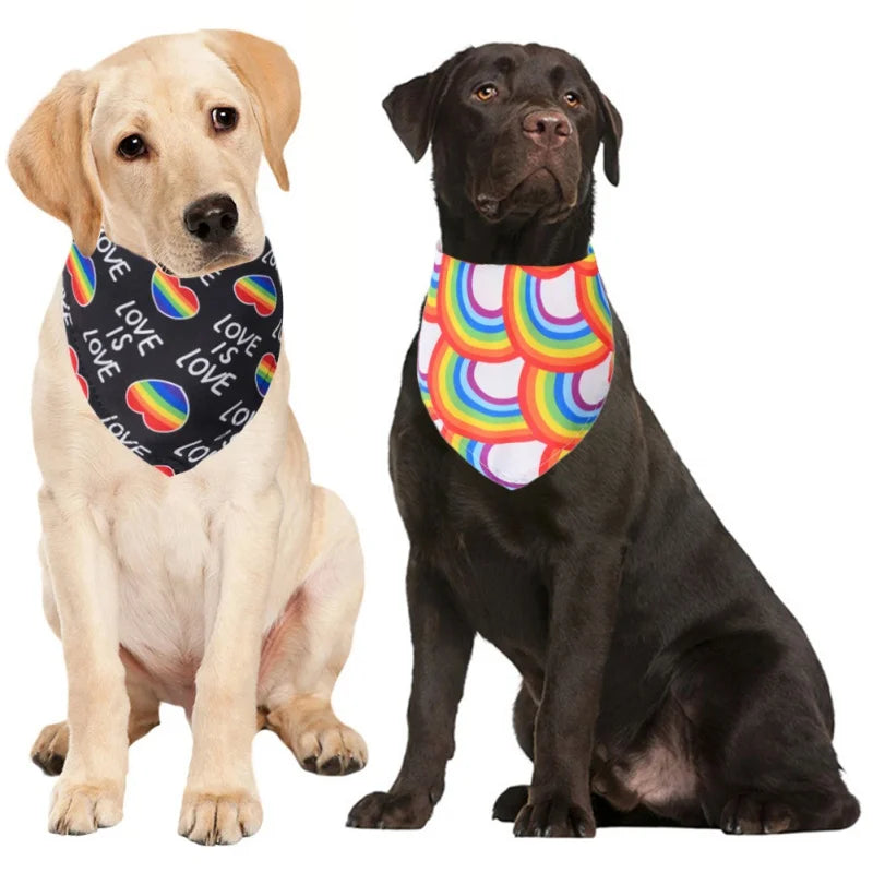 Untamed Spoiled Pup: Love is Love Dog Bandana