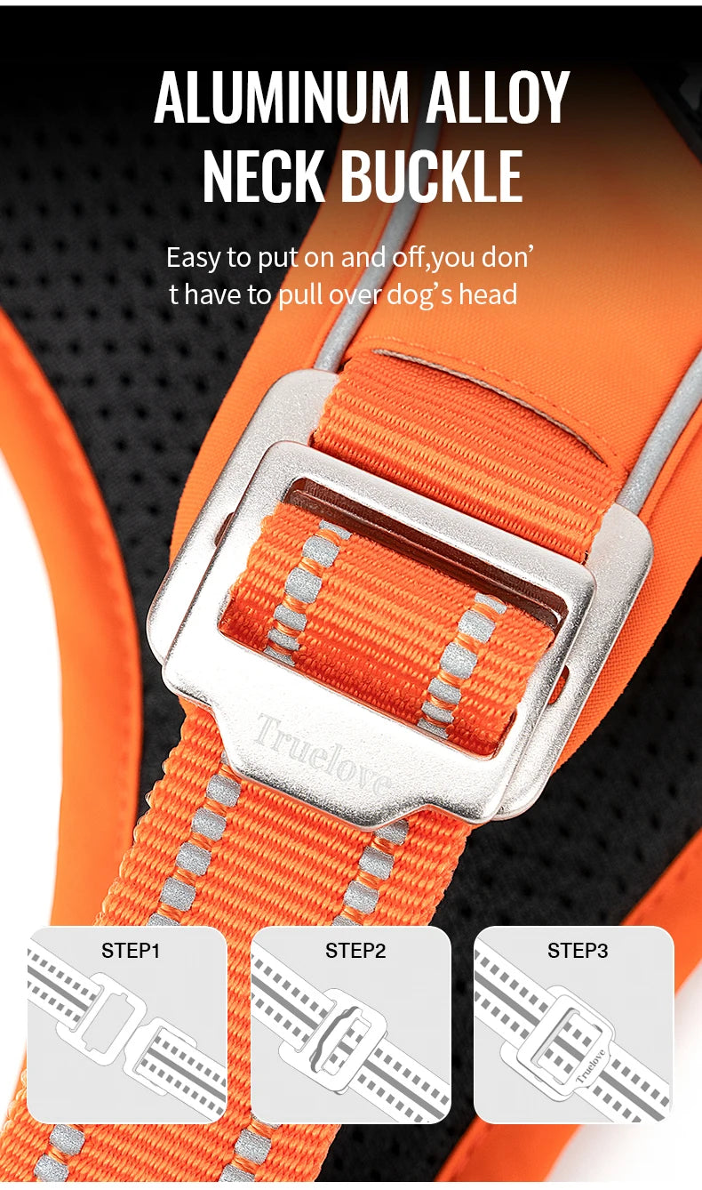 Untamed Spoiled Pup: True Love Comfortable Reflective Pet Harness