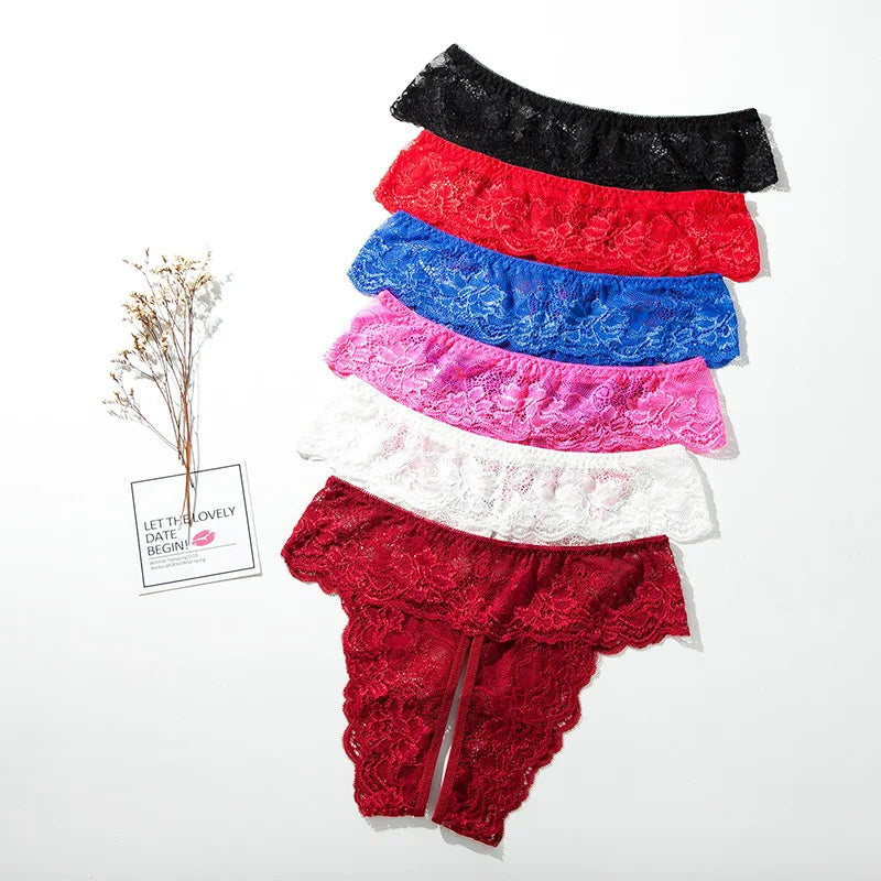 Untamed Womens/Unisex Panty Play Collection: Open Crotch Panty Play