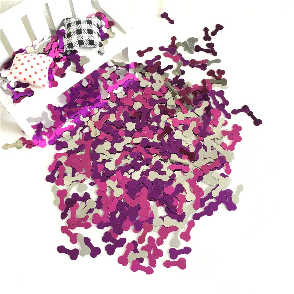 Shinning Penis Confetti Bachelorette Party Decorations Table Confetti Wedding Bridal Hen Party Supplies Birthday Decoration