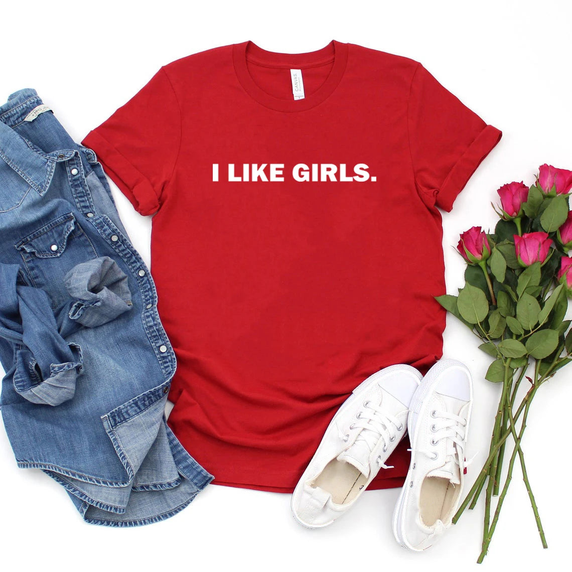 Untamed Womens/Mens Unisex Wear: I Like Girls T Shirt