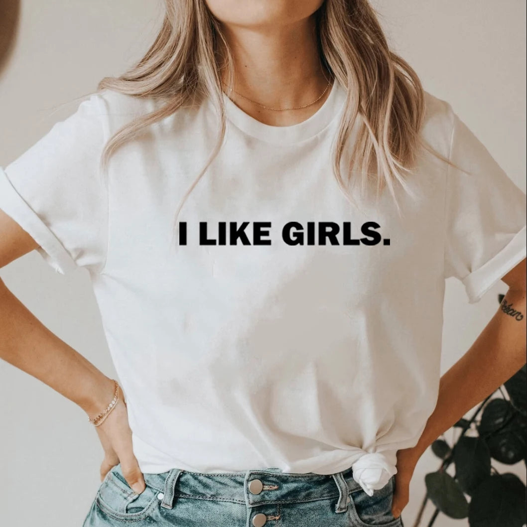 Untamed Womens/Mens Unisex Wear: I Like Girls T Shirt