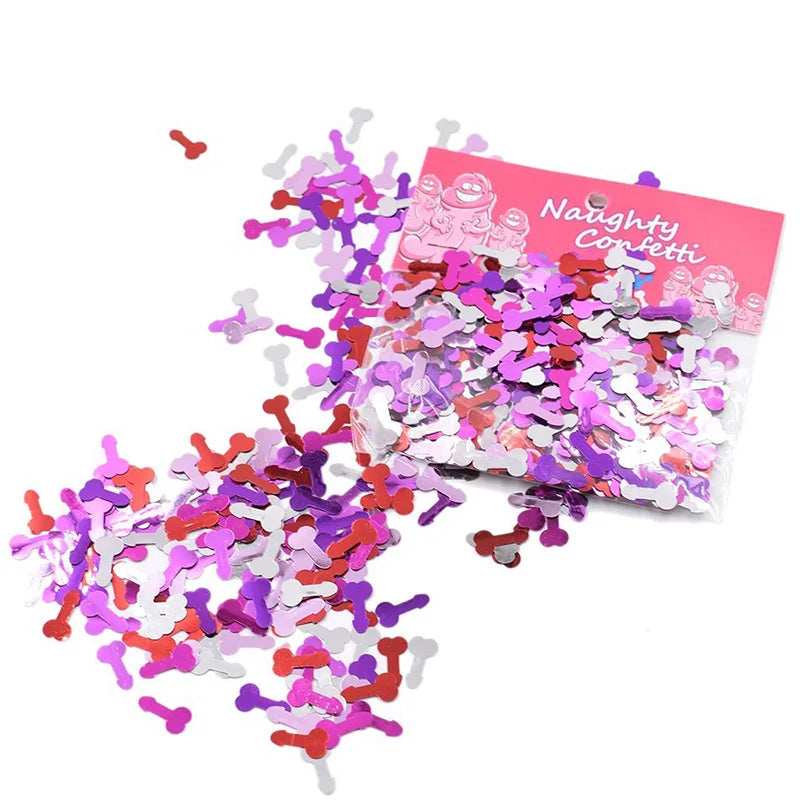 Shinning Penis Confetti Bachelorette Party Decorations Table Confetti Wedding Bridal Hen Party Supplies Birthday Decoration
