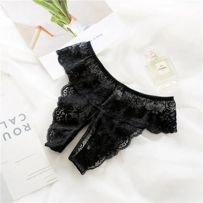 Untamed Womens/Unisex Panty Play Collection: Open Crotch Panty Play